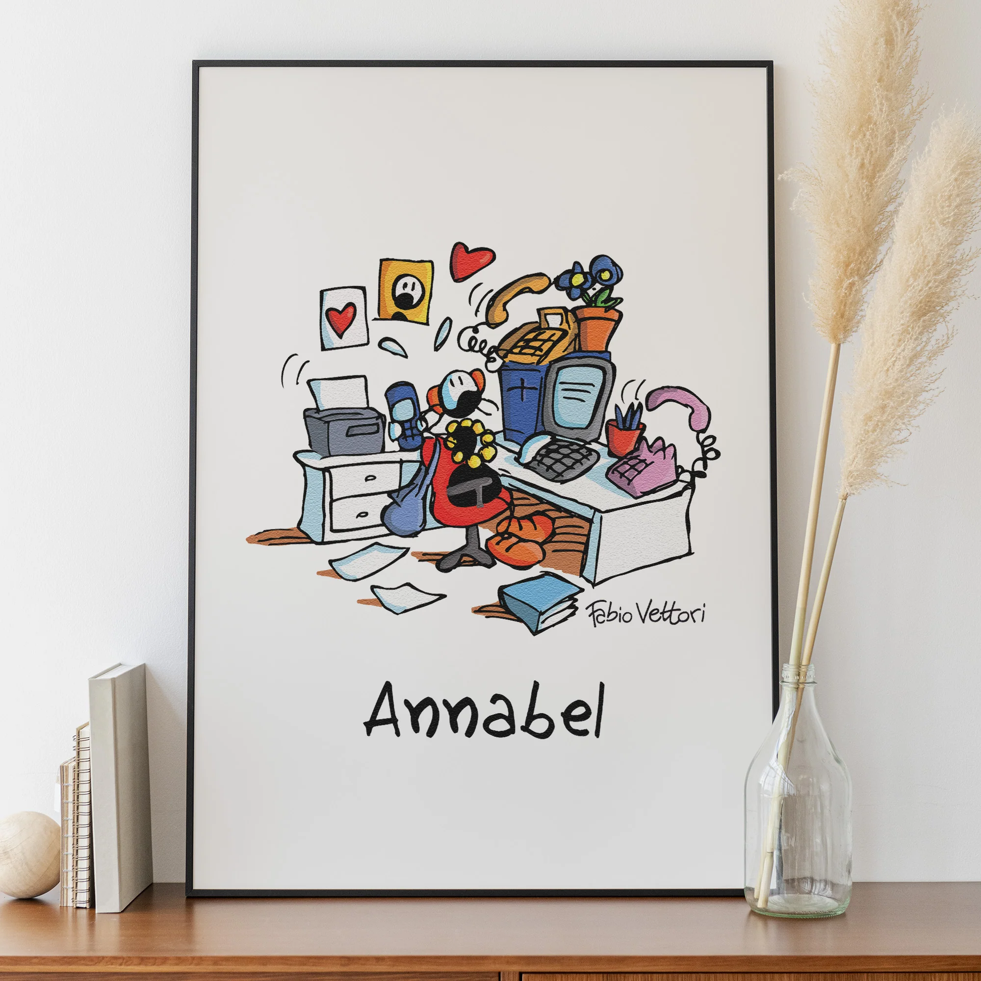 Stampa su poster personalizzata soggetto "Impiegata/o" - immagine 3