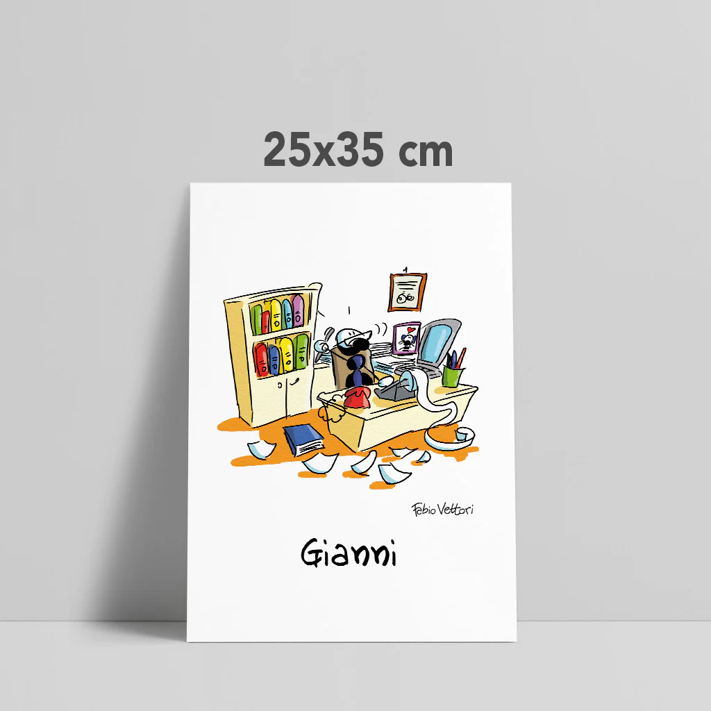Stampa su poster personalizzata soggetto "Impiegata/o" - immagine 9
