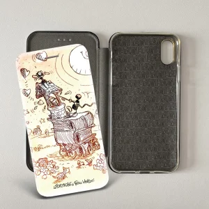 Cover artistica per Smartphone soggetto "Innamorati" modello con apertura "a Libro"