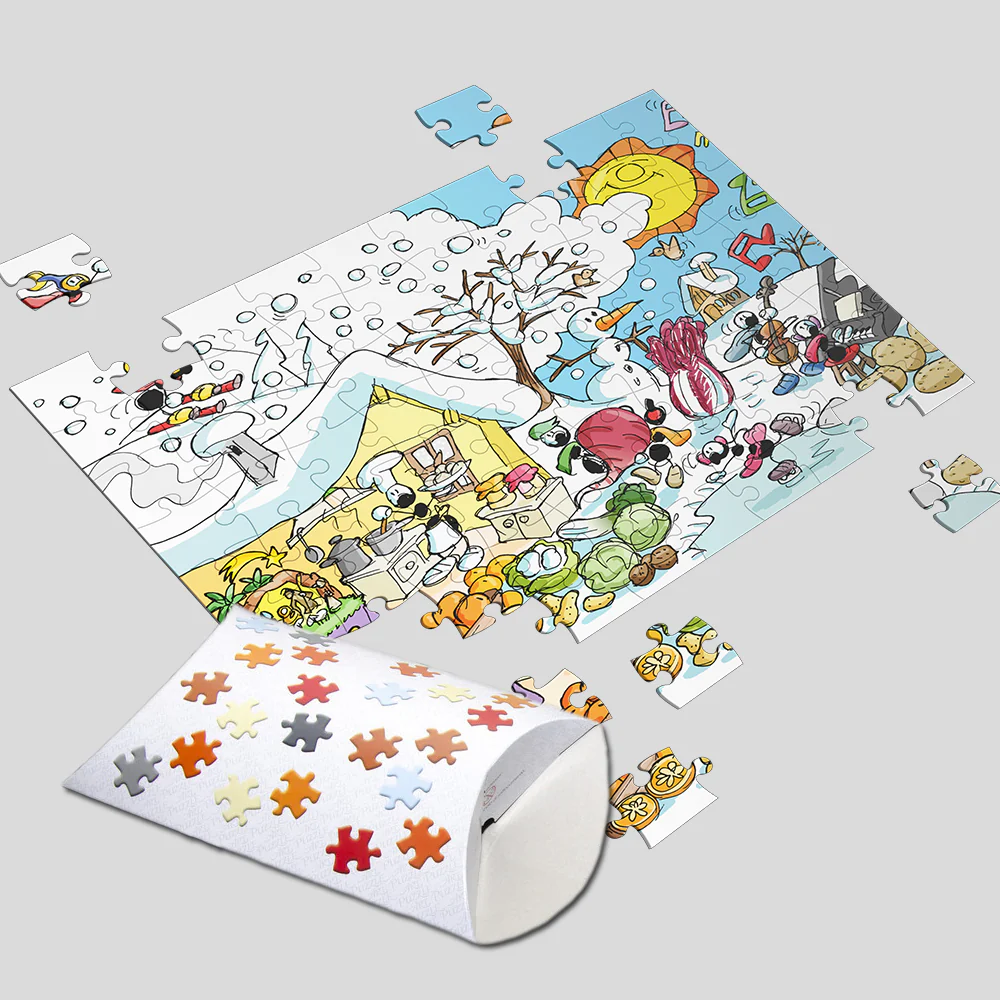 Puzzle bambino 96 pz. "Inverno" - immagine 2