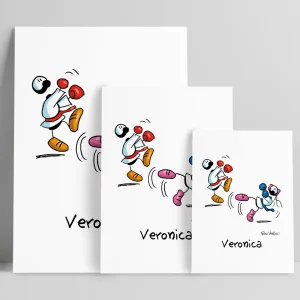 Stampa su poster personalizzata soggetto "Karate"