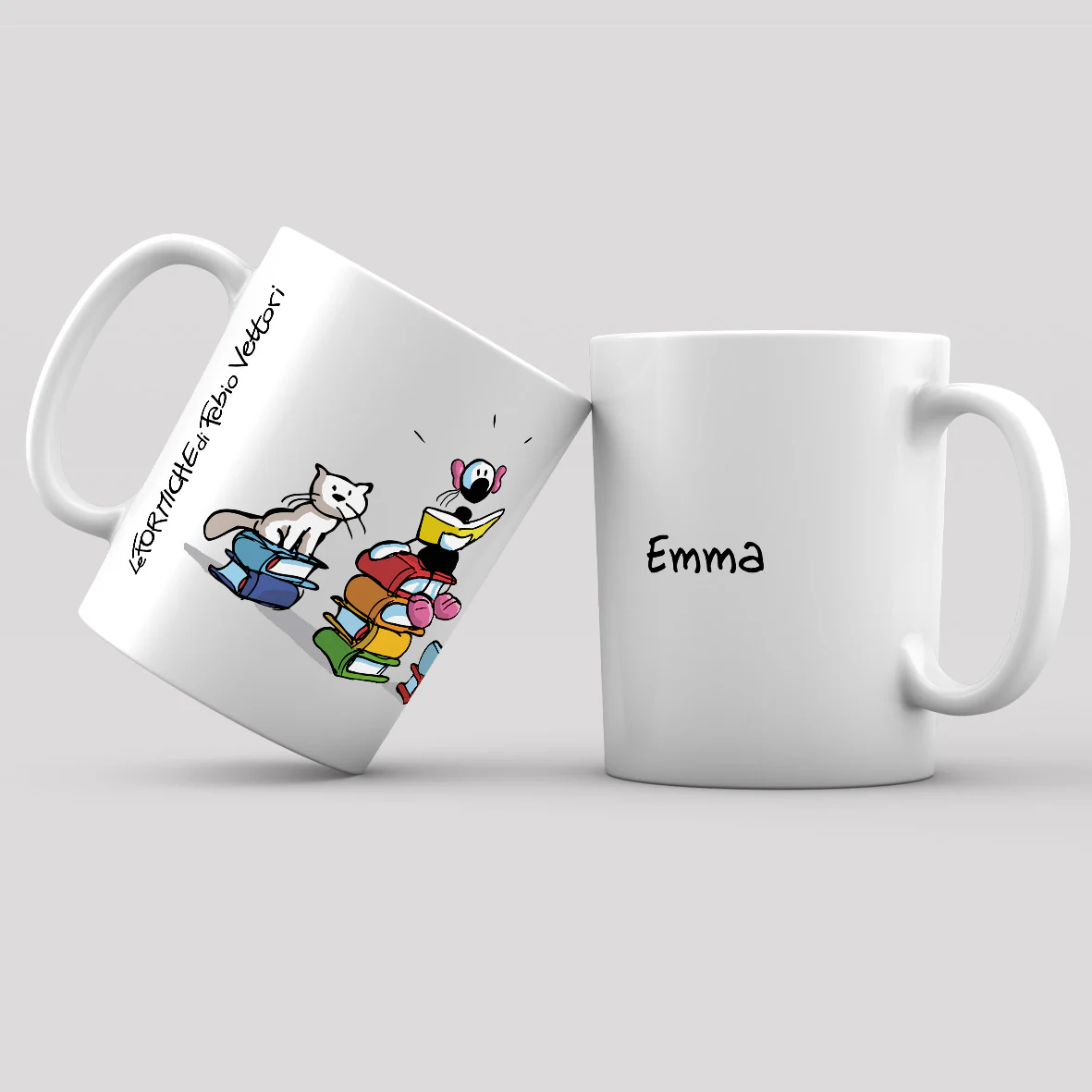 Tazza MUG Personalizzata "Libri" - immagine 6