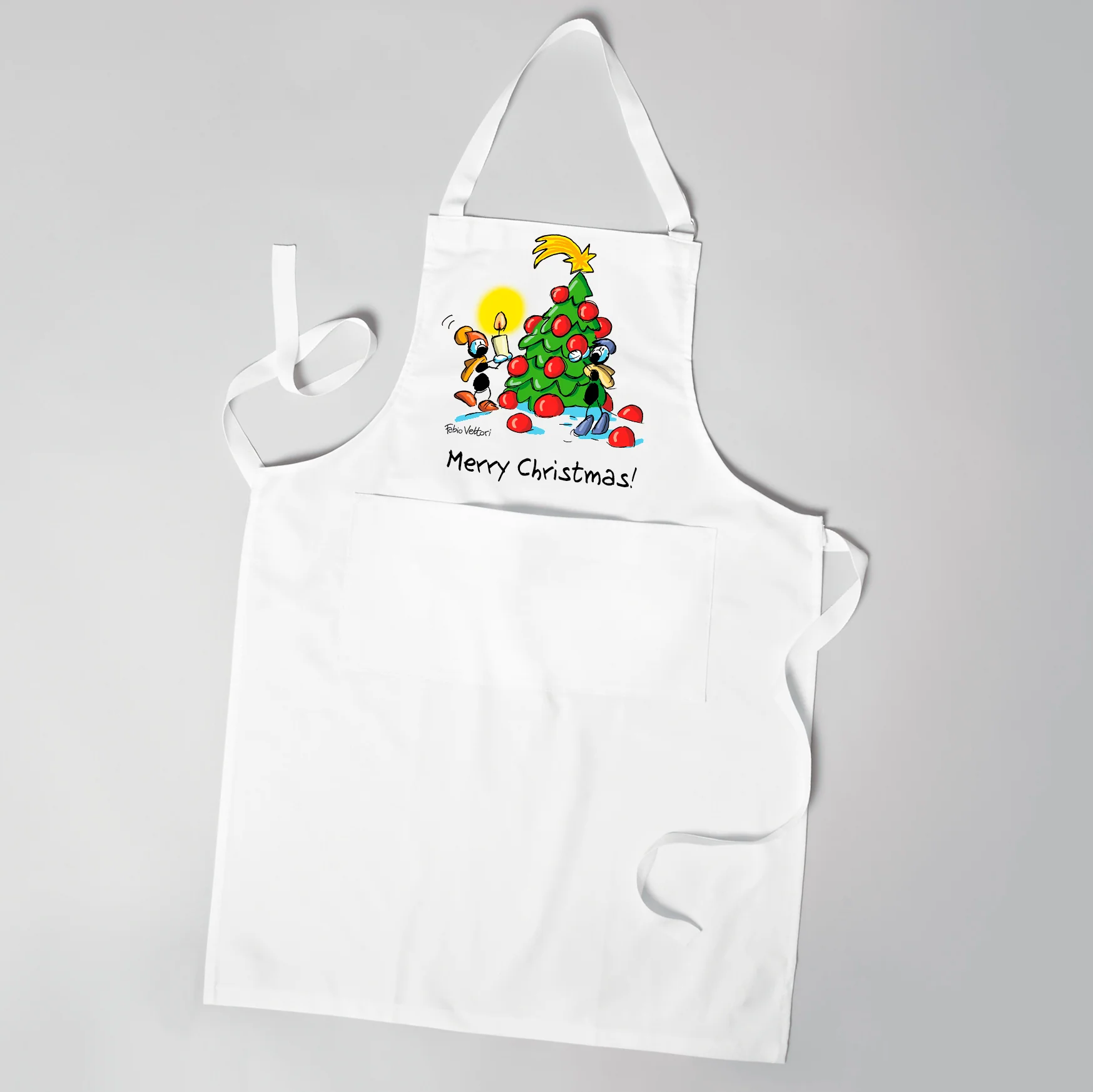 Grembiule Personalizzato "Merry Christmas!" - immagine 2