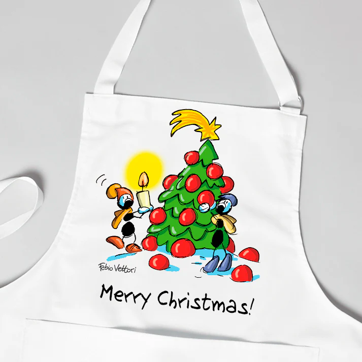 Grembiule Personalizzato "Merry Christmas!" - immagine 3