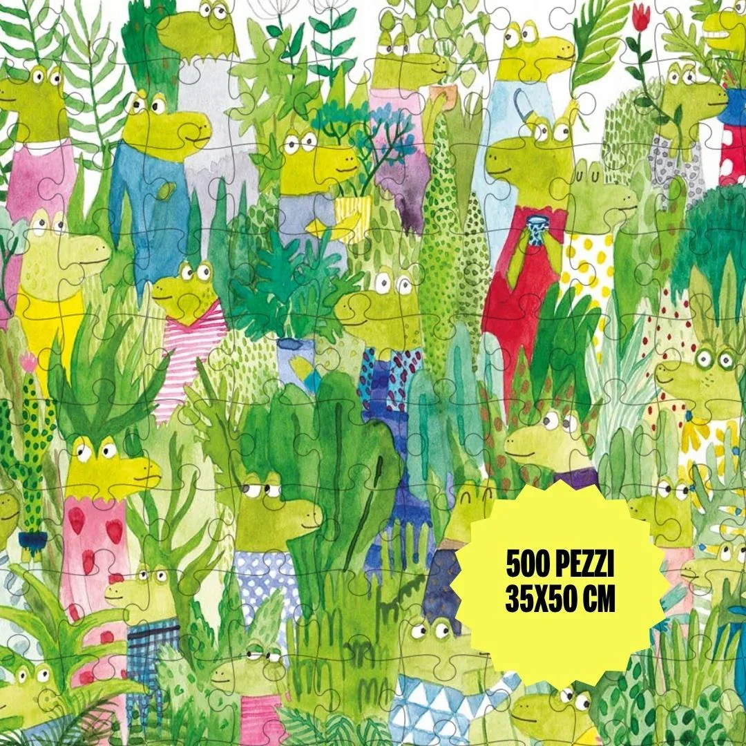 Occhietti Sospetti - Puzzle 500 pezzi - Luka Va - immagine 3