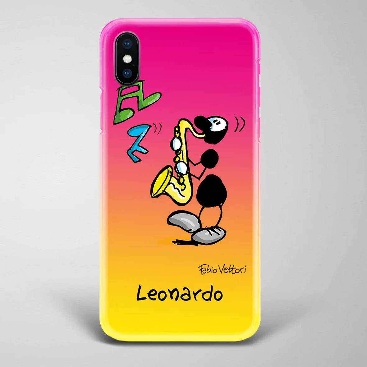 Cover artistica per Smartphone Personalizzata Sax - immagine 4