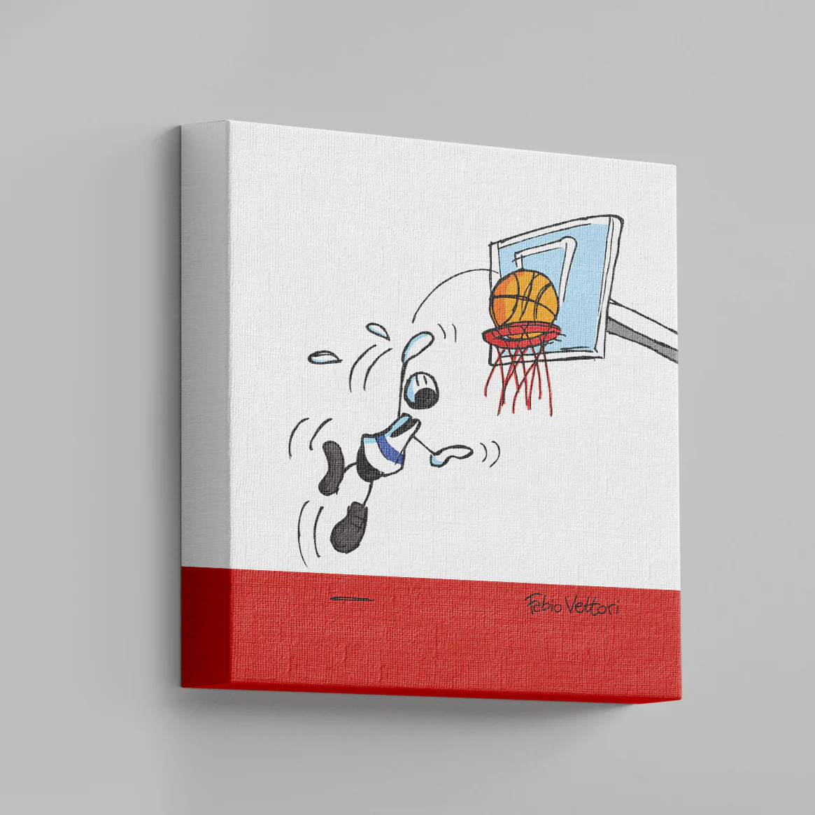Tela "Basket" 20x20 cm o 40x40 cm