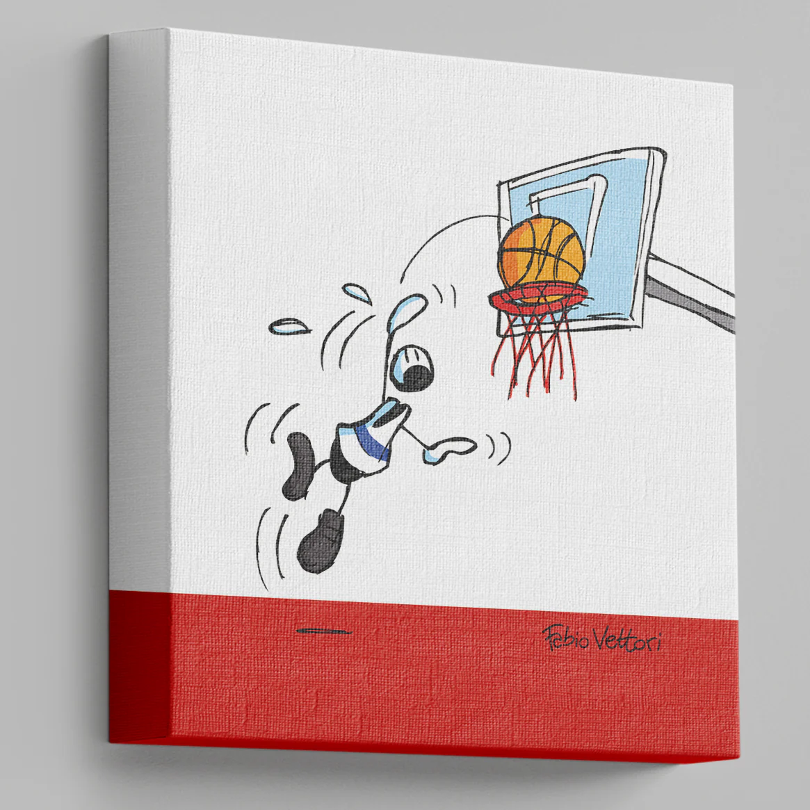 Tela "Basket" 20x20 cm o 40x40 cm - immagine 5
