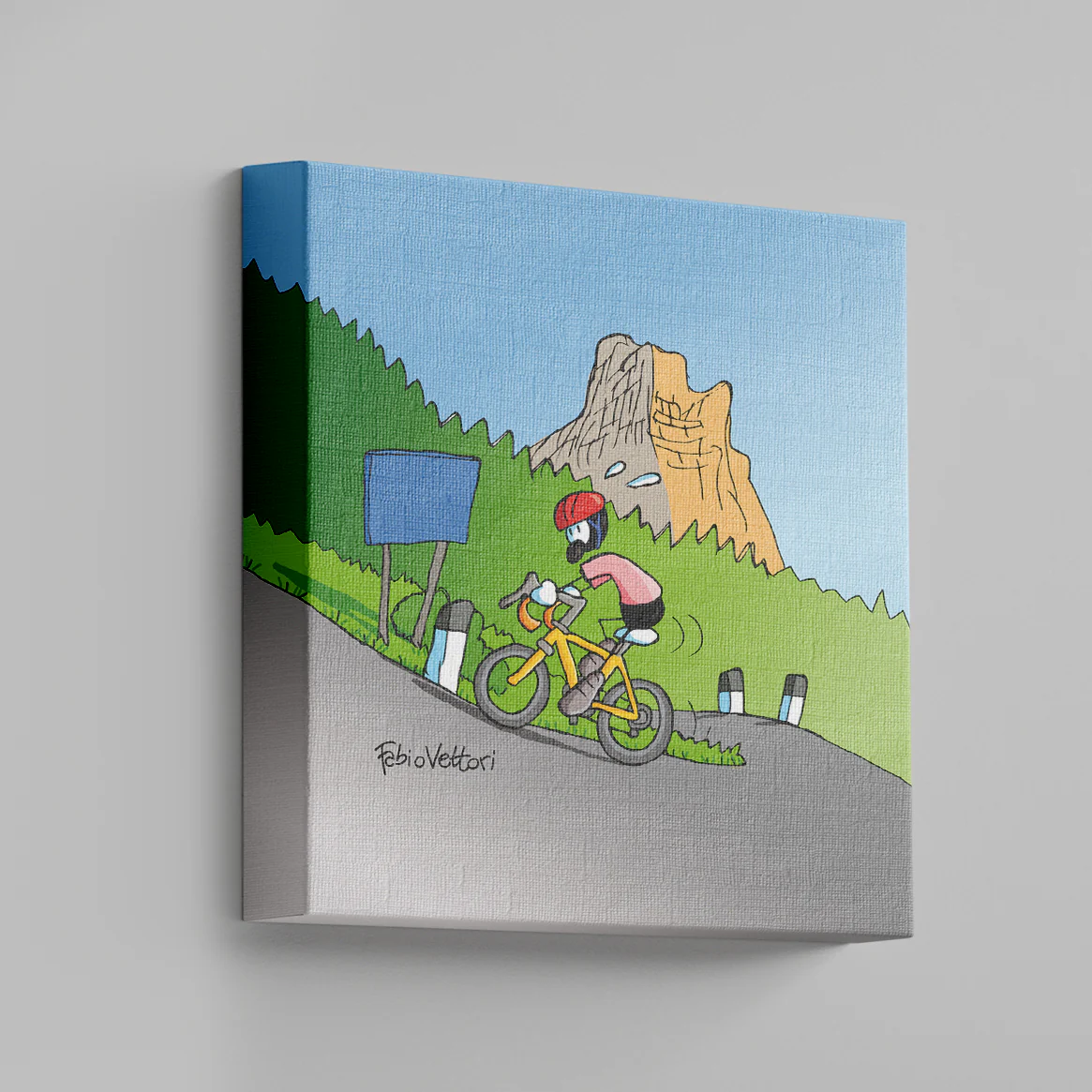 Tela "Gran Fondo" 20x20 cm