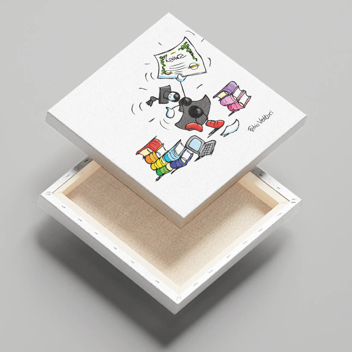 Tela "Laurea" 20x20 cm o 40x40 cm - immagine 3