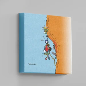 Tela "Rocciatore" 20x20 cm