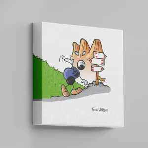 Tela "Scalatore" 20x20 cm