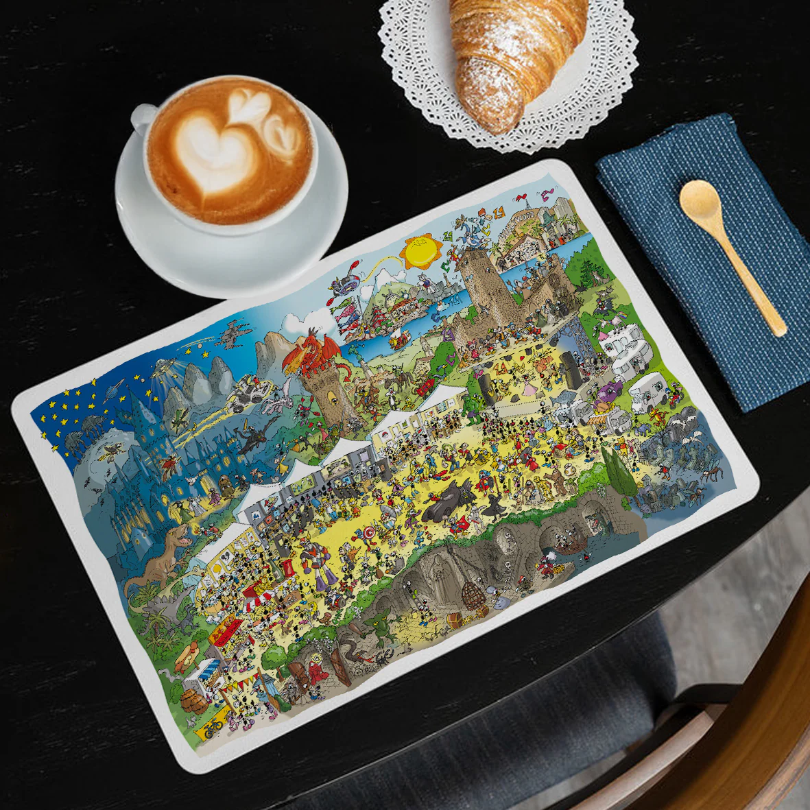 Tovaglietta Americana da tavola "Comics&Games" - immagine 3