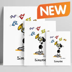 Stampa su poster personalizzata soggetto "Tromba"