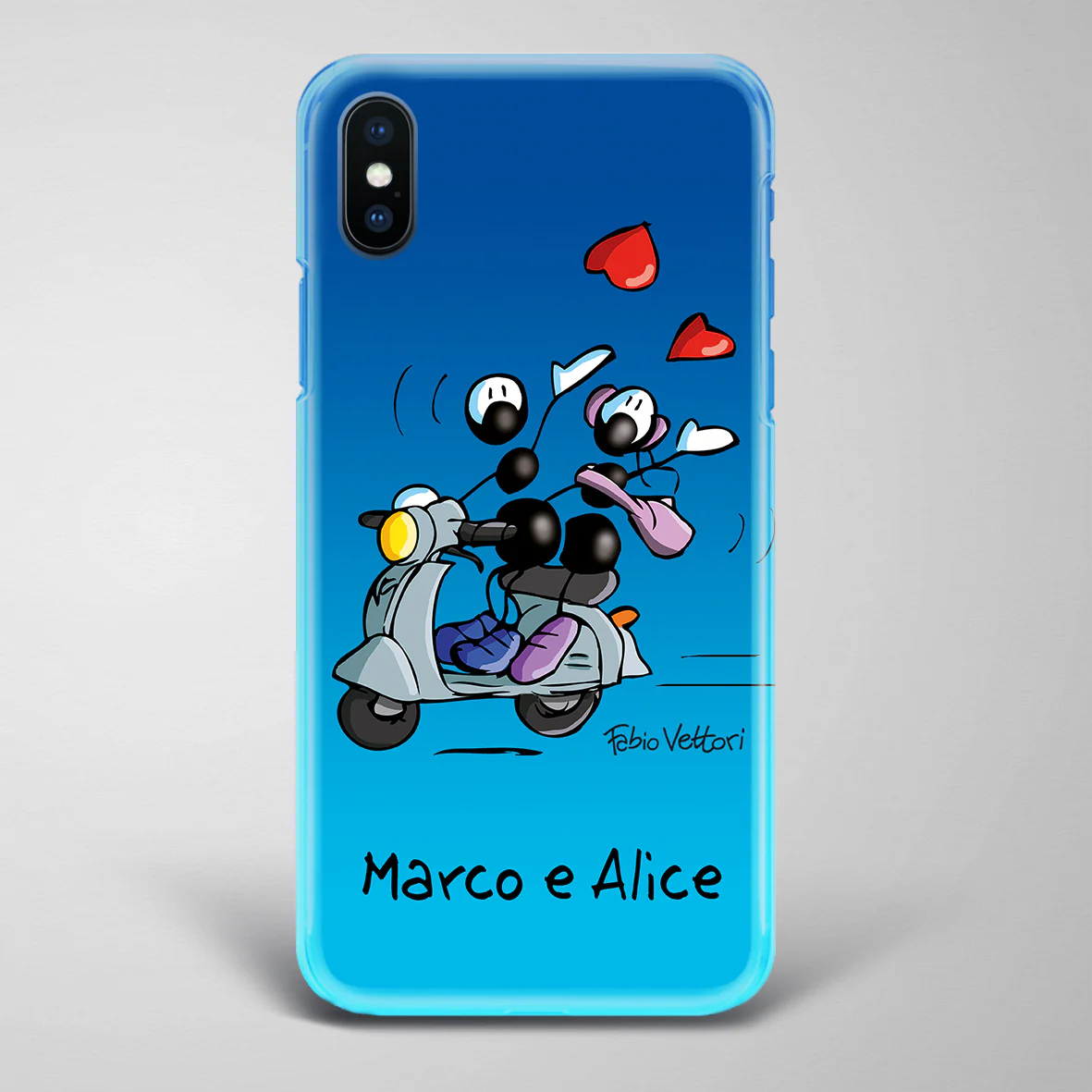 Cover artistica per Smartphone Personalizzata Vespa