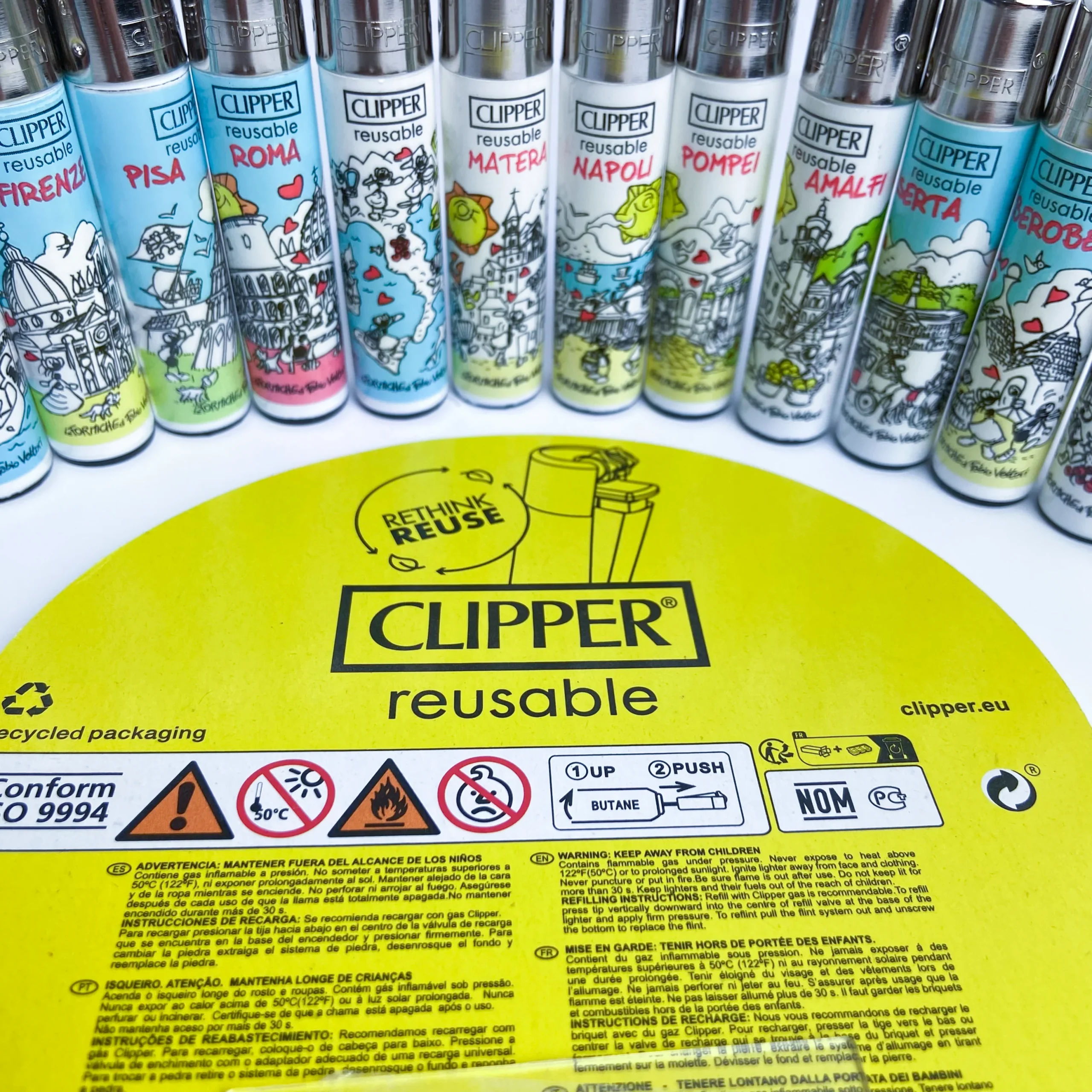 Accendino CLIPPER serie limitata città d'Italia by Fabio Vettori Soggetto "Matera" - immagine 5