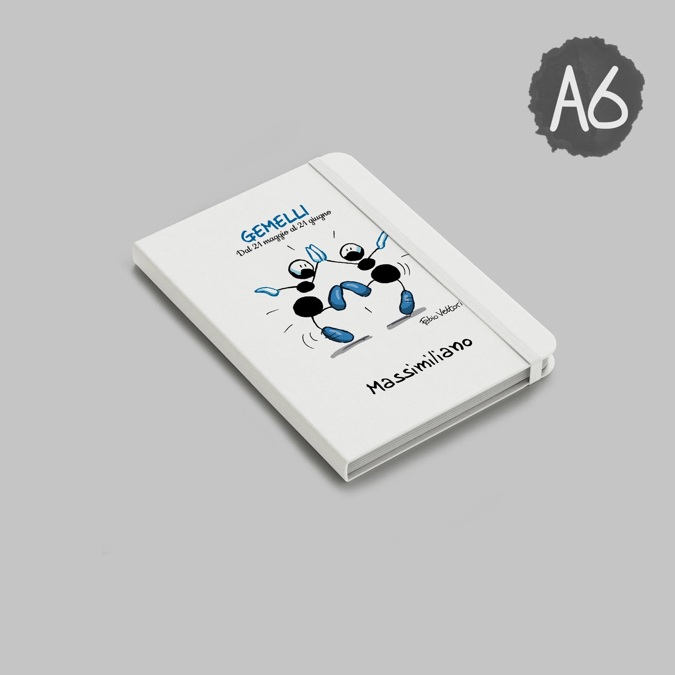 Notebook Personalizzato soggetto "Zodiaco - Gemelli" - immagine 4